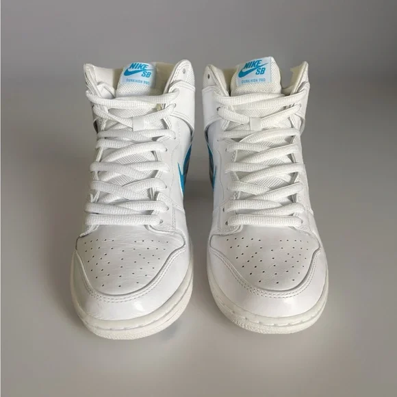 Size 10 - Nike SB Dunk High TRD QS Richard Mulder White Blue 881758-141 Men’s